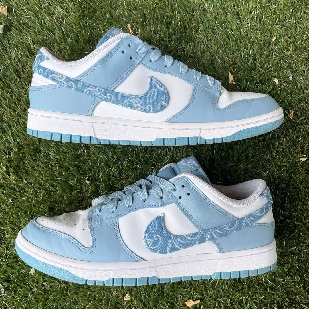 (Women) Nike Dunk Low 'Blue Paisley' DH4401-101 (Women) Nike Dunk Low 'Blue Paisley' DH4401-101